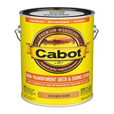 Cabot 140 0000316 007 Semi Transparent Deck Siding Stain Gallon New Cedar