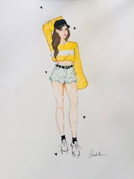 Pin By Anna Perle On My Drawings Illustrations Summer Outfits Cute Summer Outfits Drawing Illustrations