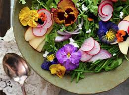 Some restaurants use edible flowers in place of parsley as garnish and they are sold in the produce isle. Edible Flower Recipes For Salads Cakes Jam And More Travis Neighbor Ward