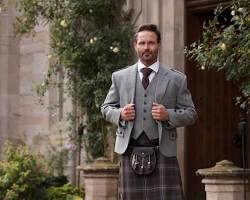 Wedding tartan socks
