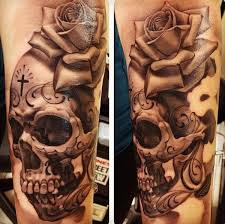 More images for candy skull and roses tattoo » Choose The Beautiful Skull And Rose Tattoo Body Tattoo Art