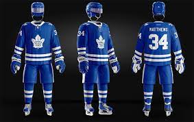 Download Ice Hockey Nhl Toronto Maple Leaves Uniform Psd Photoshop Template Mockup Hockey Uniform Ice Hockey Ice Hockey Jersey