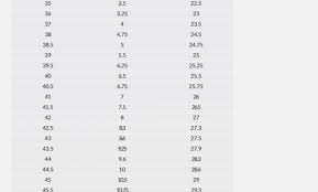 Specialized Cycling Shoes Sizing Chart Bike Design