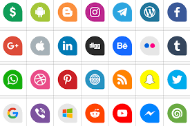 Download Font Icons Social Media 13 Font Ttf Otf 120 Icons Elharrak Fonts Font Icon Font Log Instagram Likes And Followers Social Icons Social Media Logos