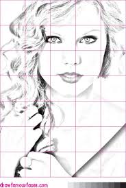 How To Draw A Portrait Of Taylor Swift Portrait Drawings Celebrity Drawings