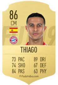 89 hummels cb 3 sm 3 wf 65 pac. Thiago Alcantara Fifa 19 Rating Card Price