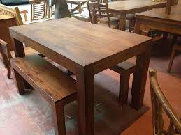 Adam Dining Set In Teak Dining Table Dining Rustic Dining Table