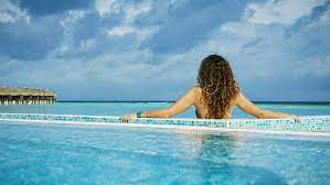 Brunette in pool porno videos. 1082x1922px Free Download Hd Wallpaper Rear View Bare Shoulders Back Nature Women Swimming Pool Wallpaper Flare