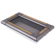 Air vent covers block air coming from registers, forcing air to redirect to other areas. Steel Ventilation Grill Exclusive Graphite Brass Patina Parkanex Sp Z O O Rectangular Square For Air Supply And Exhaust
