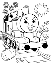 Thomas De Trein Kleurplaten Kleurplaatje Nl