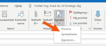 Hvis du skriver signaturen din i flere deler, må du sette inn. Sadan Tilfojer Du Signatur Til Dine Outlook Emails I 4 Nemme Trin
