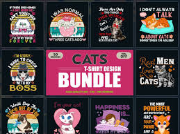Download Cat T Shirt Design Bundle Free Download By Shohagh Hossen On Dribbble