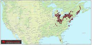 Tim hortons is located in tampa, fl, united states and is part of the specialty food stores industry. Chain Store Maps Tim Hortons Vs Starbucks Red Lion Data