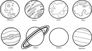 Planets Clipart Black White Clipart Black And White Solar System Clipart Clip Art