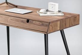 Solid Walnut Wood Desk Dressing Table Office Desk Etsy In 2020 Wood Desk Walnut Wood Desk Wooden Desk Table
