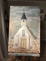 Painting Ideas On Canvas For Beginners Wall Colors 64 Ideas For 2019 Church Art Canvas Painting Diy Painting