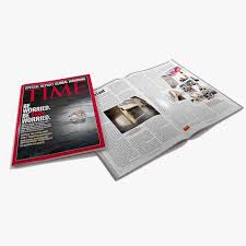 Magazine 3d Model Ad Magazine Model Flyer Design Layout Creative Brochure 3d Model