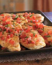 Double Lemon Chicken Breasts With Fresh Tomato Basil Salsa Recipes Cooking Recipes Chicken Recipes