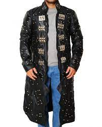 Adam Joseph Copeland Leather Coat Top Celebs Jackets Leather Coat Leather Coat Jacket Long Coat