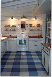 Vintage blue and white midcentury modern living room floor. 41 Linoleum Ideas Linoleum Linoleum Flooring Marmoleum