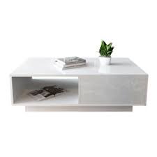 Vicco led couchtisch dandy hochglanz sofatisch kaffeetisch. Led Couchtisch Wohnzimmertisch Hochglanz Beistelltisch Sofatisch Schubladen Weiss Ebay