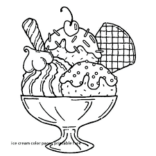 Ice Cream Coloring Pages Picture Whitesbelfast Coloring Home