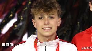 Filip Nowacki: Jersey swimmer wins historic third Commonwealth Youth Games  medal