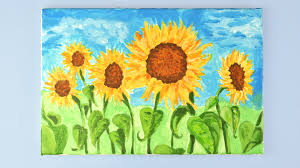 How To Paint A Sunflower 13 Steps With Pictures Wikihow Wild sunflowers are native to north and south america, and the sunflower is one of only four agricultural plants to be domesticated by the native americans.