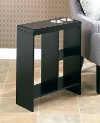 Slim End Tables With Drink Holders End Tables Shelf Furniture Shelving