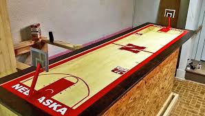 Basketball Beer Pong Nebraska Diy Beer Pong Table W Hoops Diy Beer Pong Table Beer Pong Tables Diy Beer Pong