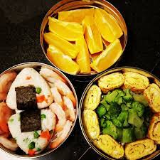 Tamagoyaki And Onigiri Bento Bento Recipes Bento Lunch Food