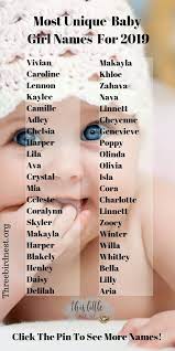 The Prettiest Most Unique Baby Girl Names For 2021 This Little Nest Baby Girl Names Unique Baby Girl Names Cute Baby Names