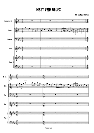 Dixieland Jazz Band West End Blues Music Sheet Download Topmusicsheet Com