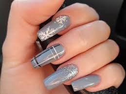 Matte grey nails with glitter accent #mattenails #glitternails ❤️ a design with accent nails is definitely not something brand new. Gray Nail Polish Archives Beauty Zone X