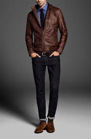 3 Ways To Style Your Bomber Jackets Leather Jacket Outfit Men Leather Jacket Men Brown Leather Bomber Jacket