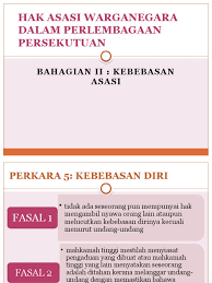 Kepada saudara long burma, tolong ikut perkara 8, 10 dan 19 perlembagaan persekutuan | suman sivam. Hak Asasi Warganegara Dalam Perlembagaan Persekutuan Bahagian Ii Kebebasan Asasi