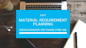We did not find results for: Material Requirements Planning Mrp Menggunakan Software Pom Qm Youtube