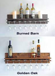 Wine Rack Shelf Bar Shelf Wine Glass Rack Wall By Adlitecreations Wine Glass Shelf Wall Wine Glass Rack Wine Glass Rack