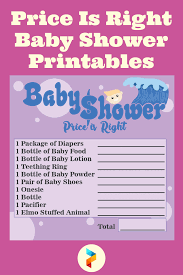 Greene gives the general rule of thumb as . 10 Best Price Is Right Baby Shower Free Printables Printablee Com