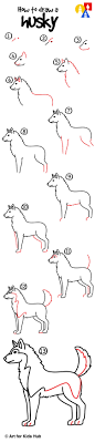 How To Draw A Realistic Husky Art For Kids Hub Art For Kids Hub Art For Kids Animal Drawings Realistic drawing of a dog made with photoshop.