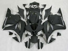 The king of the supersport class: 2009 2012 Honda Cbr 600rr Flat Black Fairings Nh60912 38