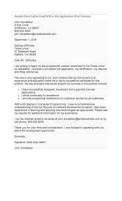 Maybe you would like to learn more about one of these? Formal Application Letter Sample