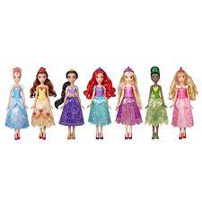 Disney Princess Party Dress Pack Set Of 7 In 2020 Disney Princess Party Disney Princess Dolls Disney Princess Fashion