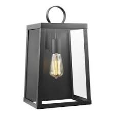 Progress Lighting Santee Collection 3 Light Black 19 6 In Outdoor Wall Lantern Sconce P560003 031 The Home Depot Sea Gull Lighting Wall Lantern Outdoor Wall Lighting