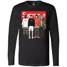 Stranger Things Supreme Men S Long Sleeve Violette Leonie In 2020 Stranger Things Shirt Long Sleeve Long Sleeve Tshirt Men