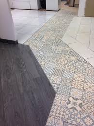 Waxman Ceramics Rustic Heritage Used To Create Funky Flooring In One Of It Retailers Showrooms Hall Tiles Flooring Tiles