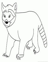 The raccoon coloring pages also available in pdf file that you can download for free. Raccoon Coloring Pages