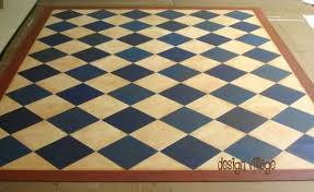 18th Century Diamond Pattern Floorcloth Design Village Floorcloths Floor Cloth Stencils Wall Traditional Quilt Patterns