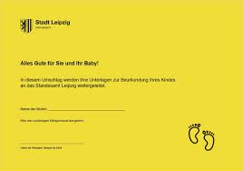 Einen antrag auf erstausstattung für ihr baby vom jobcenter können sie frühestens zwei bis drei monate vor dem errechneten geburtstermin stellen. Geburt Stadt Leipzig