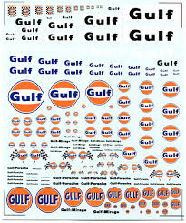 Dmc Decals Clover Leaf Racing Gulf Racing Hot Wheels Garage Waterslide Decal Paper